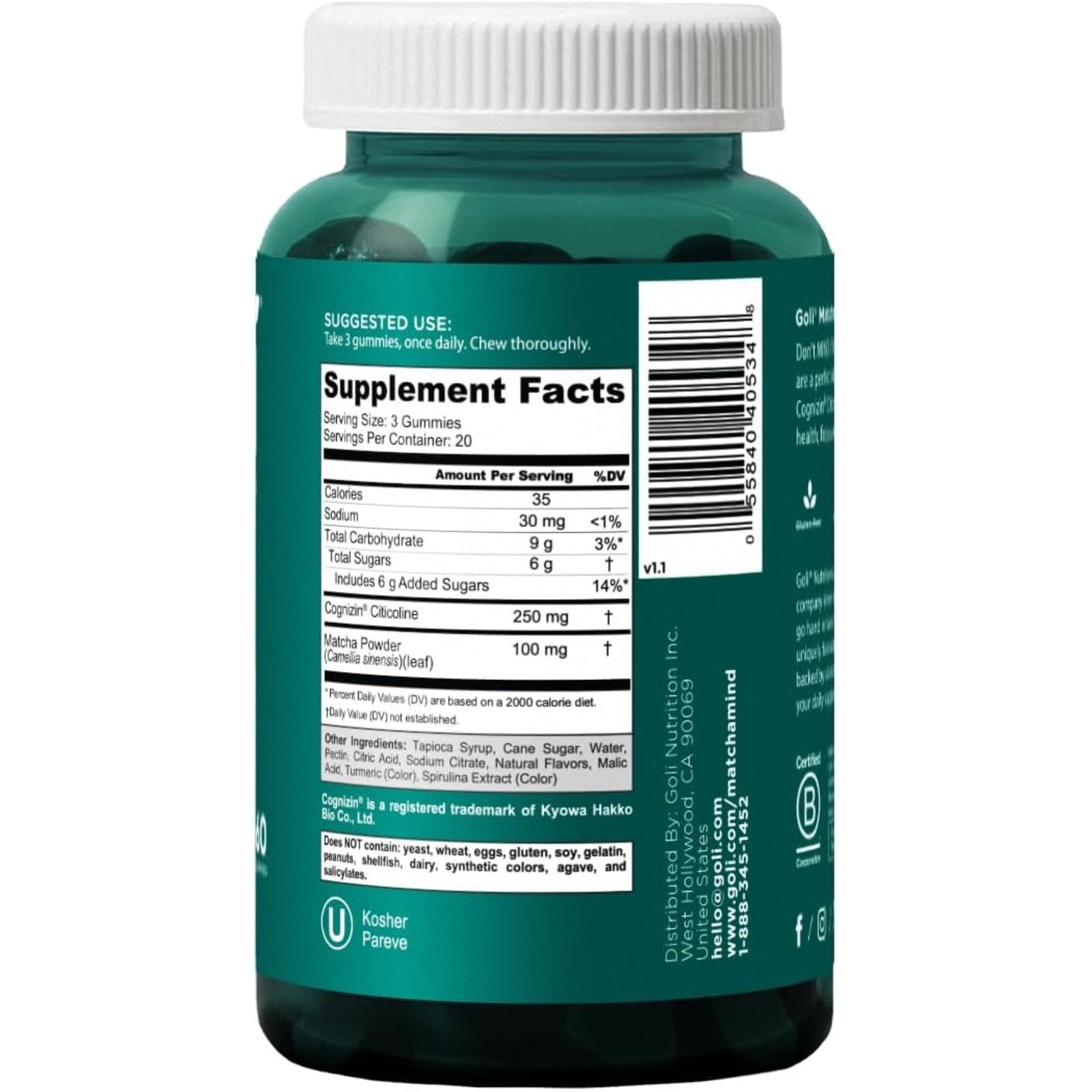 Goli Favorites Trio: Ashwagandha KSM-66, Apple Cider Vinegar, Matcha Mind Supplements with Cognizin, Vitamins D2 and B12