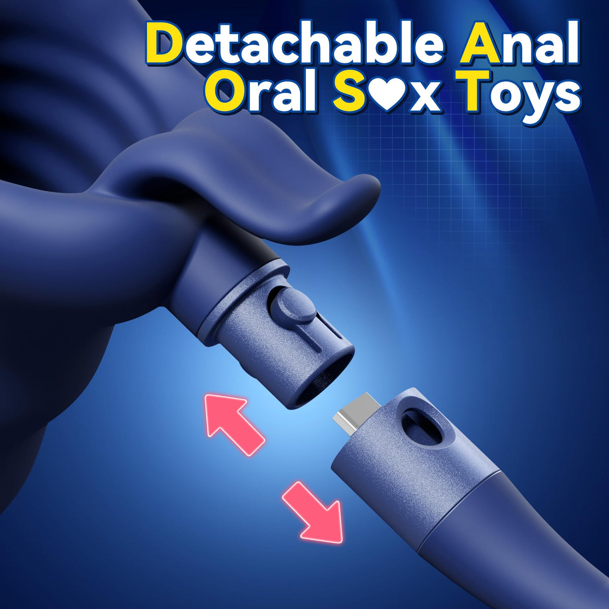 Male Masturbator Sex Toys for Men with Detachable Butt Plug