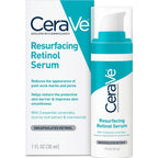 CeraVe Resurfacing Retinol Face Serum with Niacinamide, Pore Minimizer, 1oz | Skin Care Brightening Serum with Licorice Root, Acne Scar & Hyperpigmentation Treatment, Dark Spot Corrector, Skin Repair