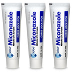 Globe Miconazole Nitrate 2% Antifungal Cream, 1 oz Tube, 3 Pack