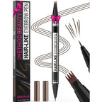 Buy now iMethod Microblading Eyebrow Pen - Eyebrow Pencil Magical 2-in-1 Dual-Ended Eye Brow Pencils for Women with 4-Fork-Tip & Ultra Precise Brush-Tip Create Natural Hair-Like Brows, Last All-Day, Brown at indiglob india