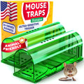Humane Mouse Trap (2 Pack), Catch and Release Live Mouse Traps, Indoor