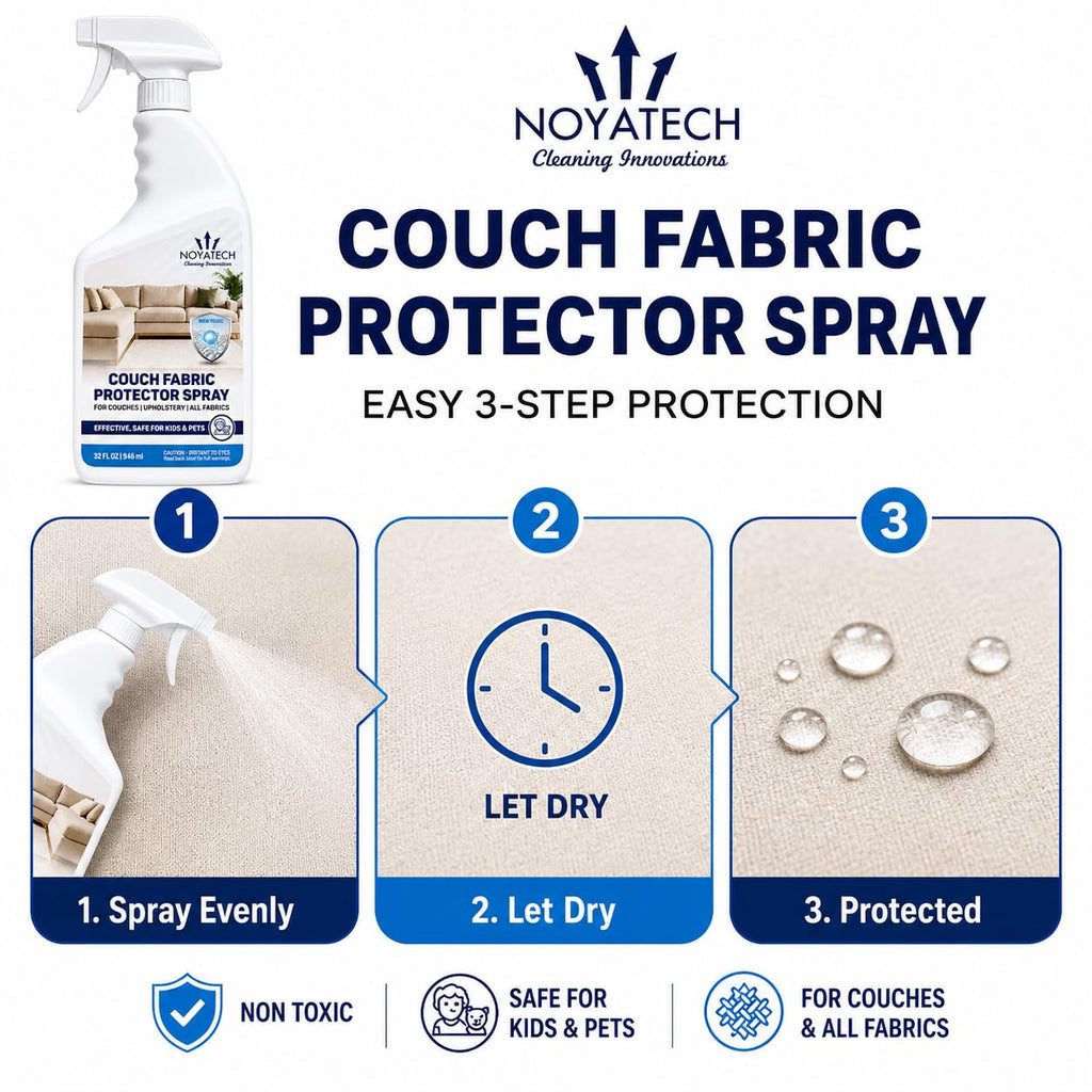 NOYATECH Fabric Protector Spray, Couch Upholstery Stain Guard, 32 oz