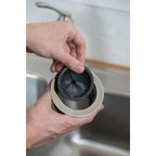 Buy now Waste King Black Disposer EZ Mount Garbage Disposal Stopper and Splash Guard for Sink Drain, 1025 at indiglob india
