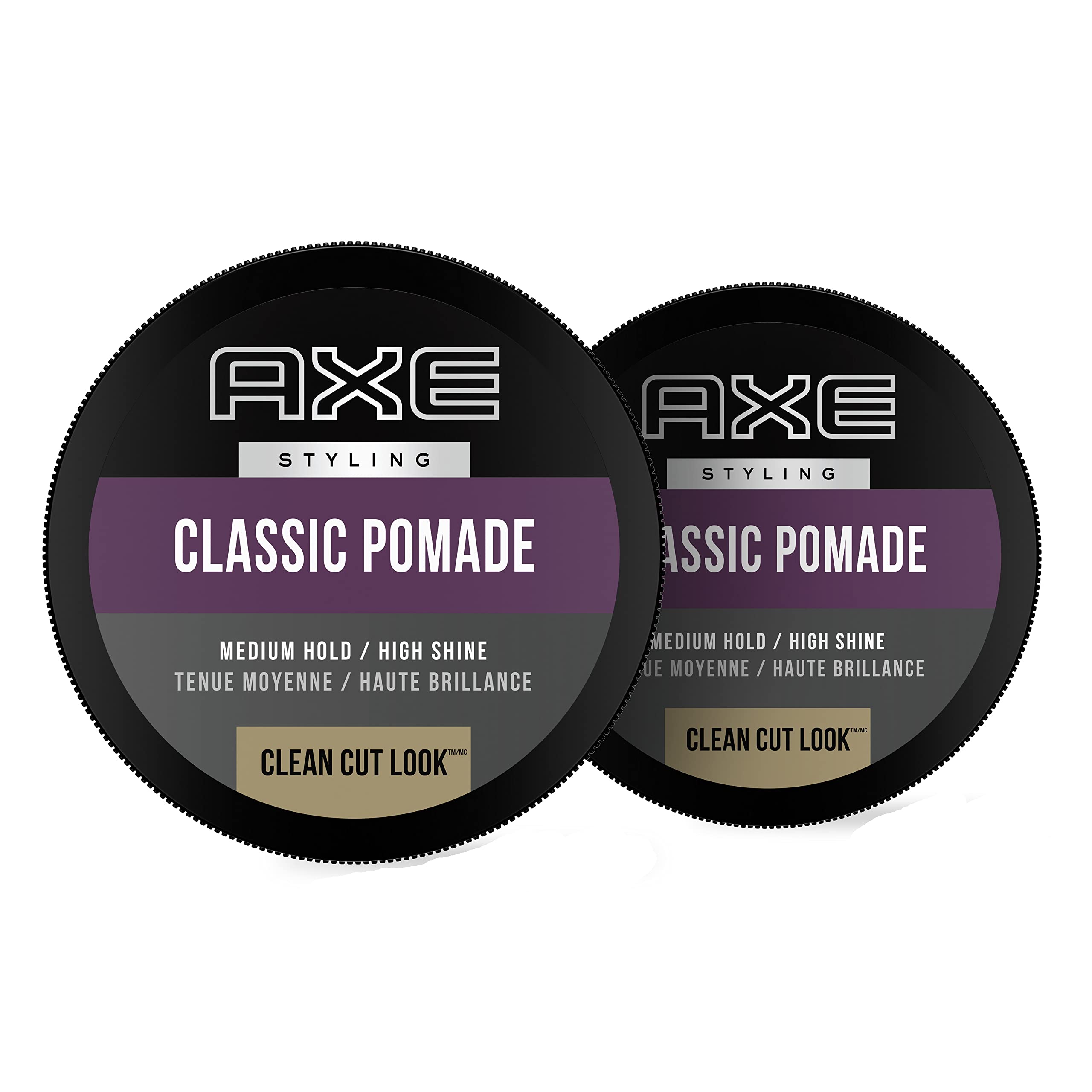 AXE Smooth Look Hair Pomade, Shine 2.64 oz, 2 Count