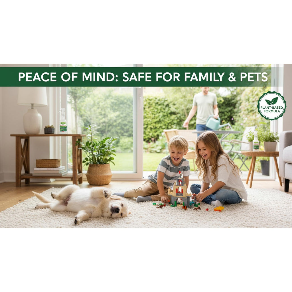 All-Natural Ant Control & Repellent Spray (16oz) – Ready-to-Use Peppermint, Clove & Geraniol Essential Oil Pest Defense – Safe for Indoors, Outdoors, Kids & Pets