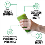 Force Factor Smarter Greens Daily Wellness Powder to Support Gut Health | Greens Superfood Powder for Bloating & Digestion, with 40+ Superfoods, 125 Million CFU of Probiotics, Unflavored, 10 Servings