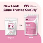 Micro Ingredients Vitamin B12 5,000 mcg | Methylcobalamin – 240 Chewable Tablets | Fast Dissolve, Natural Strawberry Flavor | Vegan, Non-GMO, Gluten Free