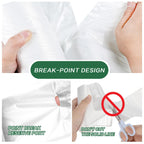 120 Counts 1.6 Gallon Small Trash Bags, Mini Garbage Bags, Fit 1.2-2 Gal, 4.5-8 Liter, Bathroom White Trash Can Bin Liners for Home Office Bathroom Bedroom