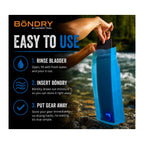 BōnDry Hydration Bladder Dryer - Patented USA-Made Insert for Hydration Packs, Reservoirs, Water Bladders & Containers with Poor Airflow