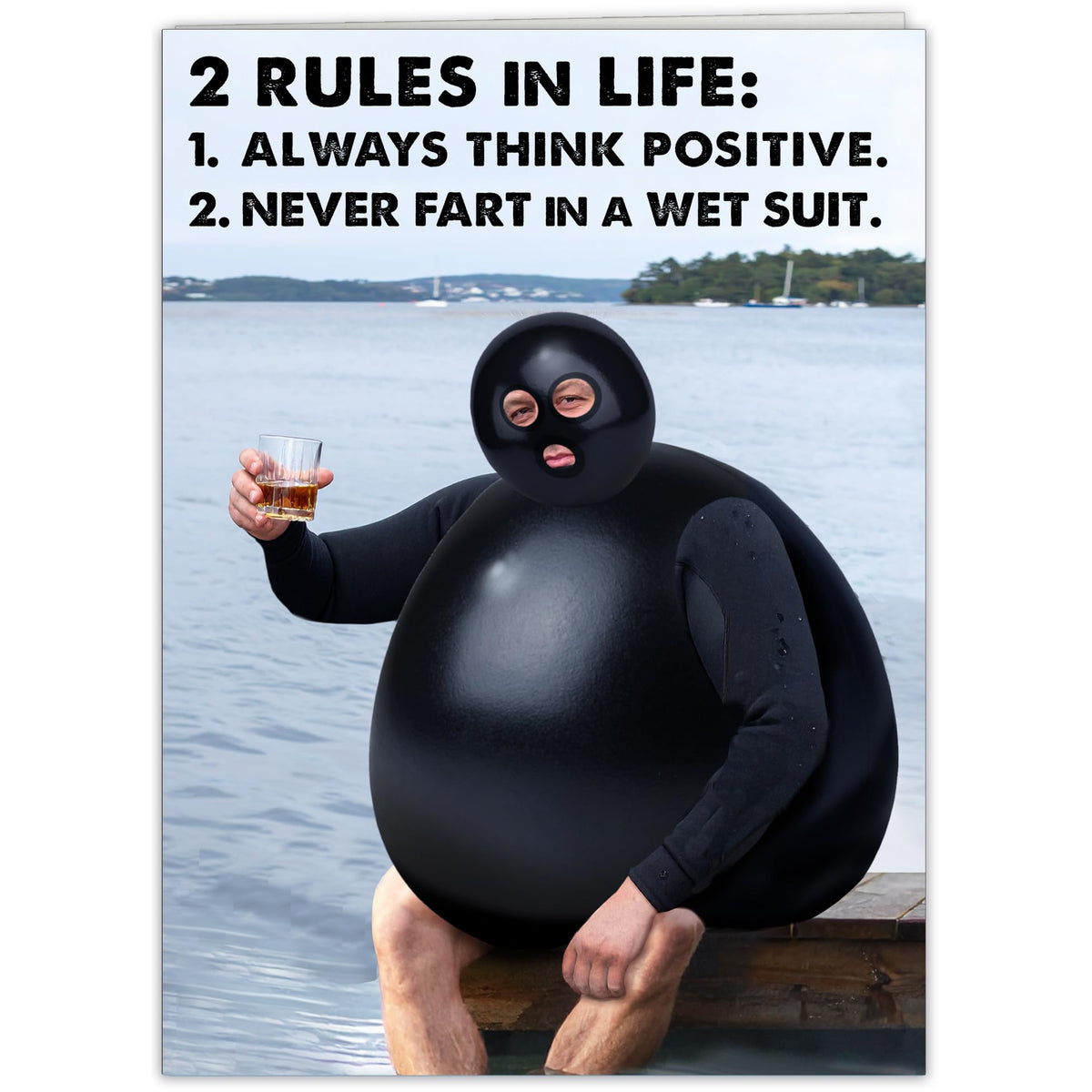 Funny Birthday Card for Men, Women, Friends! Hilarious Fart Joke