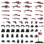 Buy now 83 Pcs Toy Soldiers Figures US Army Battle Toy Set - Weapons Pack Military Weapon Battle Building Blocks Compatible with Major Brand, 3 Years Old and up at indiglob india