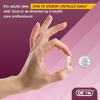 Buy now DEVA Vegan Evening Primrose Oil, Cold-Pressed, Unrefined, 90 Capsules, 1-Pack at indiglob india