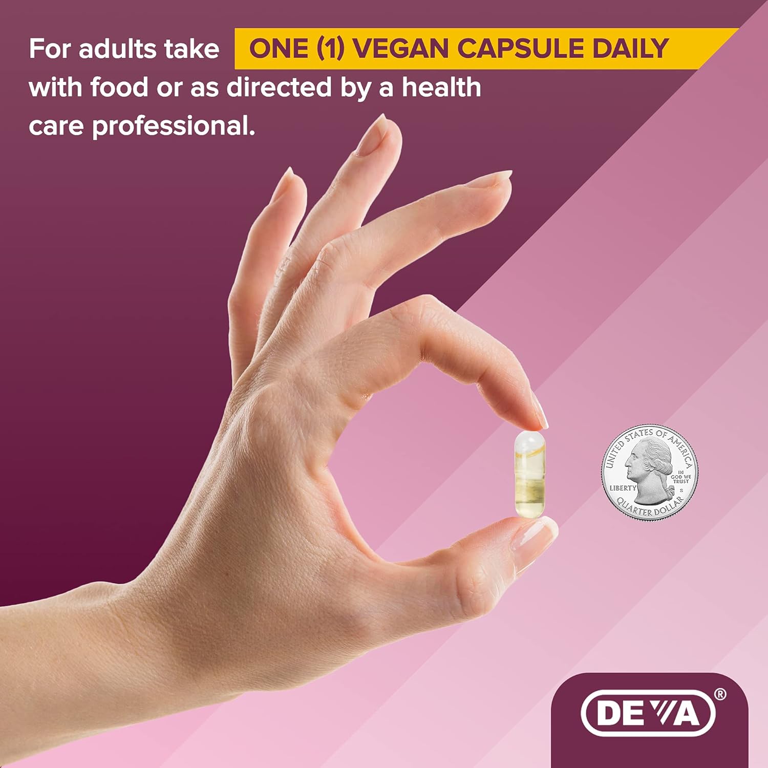 Buy now DEVA Vegan Evening Primrose Oil, Cold-Pressed, Unrefined, 90 Capsules, 1-Pack at indiglob india