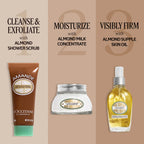 L'Occitane Almond Shower Scrub, 2-In-1 Exfoliating Body Wash, Vegan Care