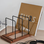 Decorative Vinyl Record Storage For Up to 75 Single Records - LP Holder