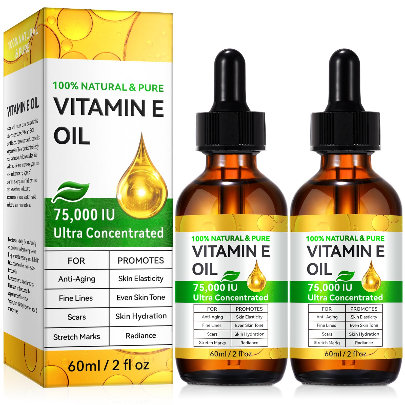 2 Pack Cyperus Rotundus Oil, Natural for Reducing Body Hair Growth, Cyperus Rotundus Oil for Hair Removal, Reduces Unwanted Hair Growth, Reducing Body Hair Growth, Shrink Pores