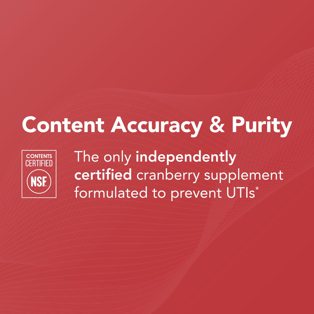 Theralogix TheraCran One Cranberry – UTI Prevention, NSF Certified | Helps prevent UTIs with 36mg of soluble proanthocyanidins (PACs) — the research-backed dose.*