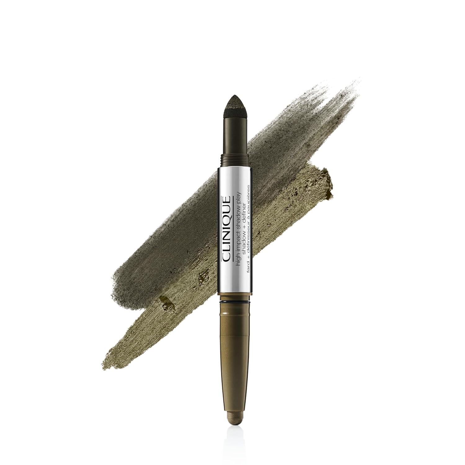 Buy now Clinique High Impact Shadow Play Shadow + Definer | Eyeliner + Eyeshadow | Crease Proof, Water Resistant + Safe For Sensitive Eyes 06 Mixed Greens at indiglob india