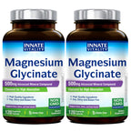 Innate Vitality Magnesium Glycinate 500mg | 70mg Elemental Magnesium Supplement - High Absorption, Non Buffered, Non-GMO & No Gluten - Vegan - Nerve Health - 60 Capsules (Pack of 1)