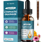2Pack Liposomal Lymphatic Drainage Drops - 11 In 1 Organic Lymphatic Drainage Supplement with Burdock Root, Echinacea, Elderberry, Calendula, Cleavers Herb, Dandelion Supports Lymphatic Health 4 FL.OZ