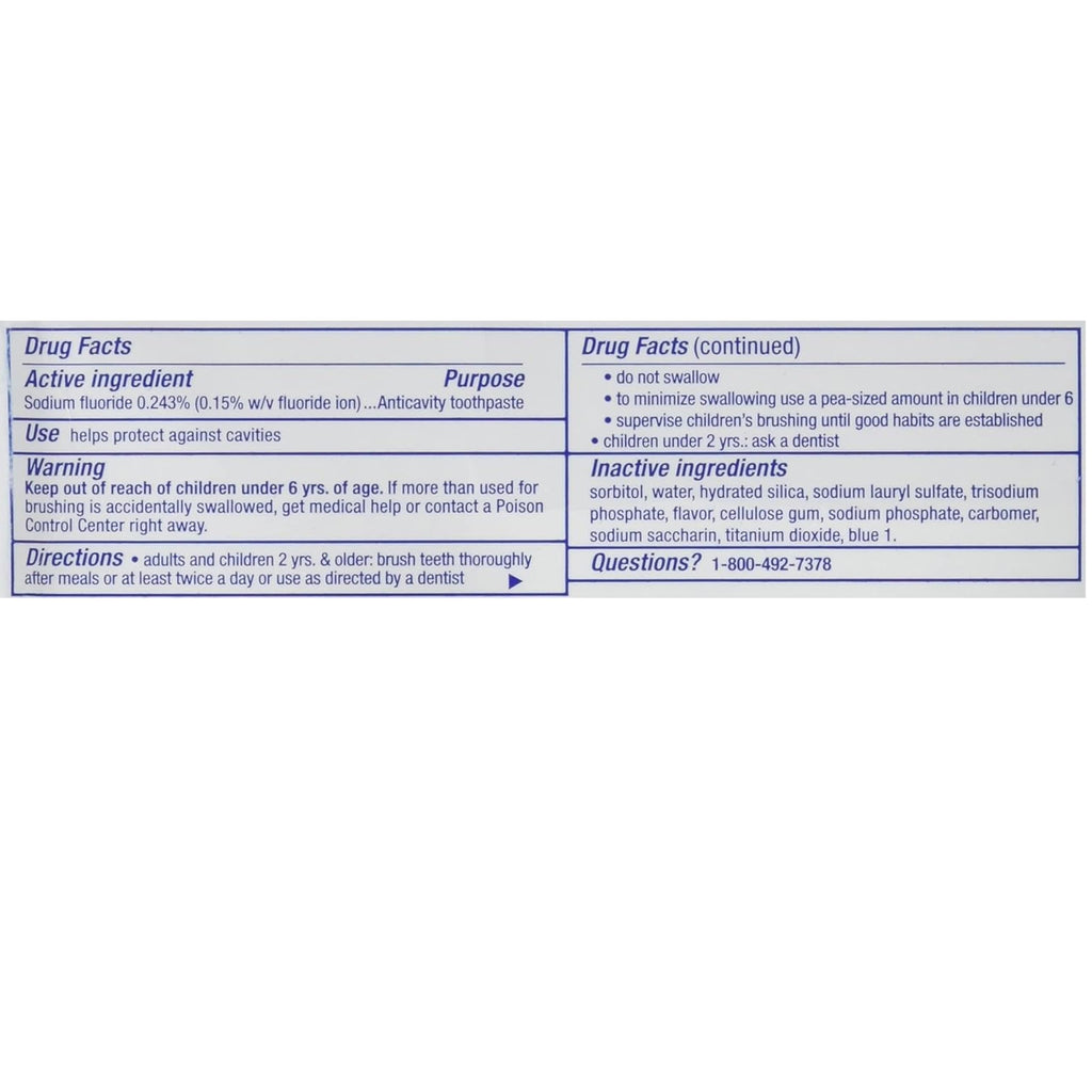Crest Cavity Protection Toothpaste Regular - 8.2 Ounce (Pack of 4)