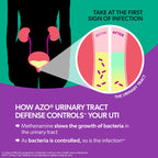 AZO Urinary Tract Defense Antibacterial Protection, 48 Tablets | From the #1 Doctor Recomended Brand± UTI Symptom Relief in as Little as 20 Minutes, Relieves Urinary Pain, Burning & Urgency*