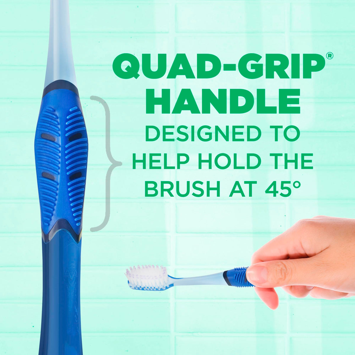 GUM Deep Clean Technique Soft Toothbrush, Full Head, 2 Count