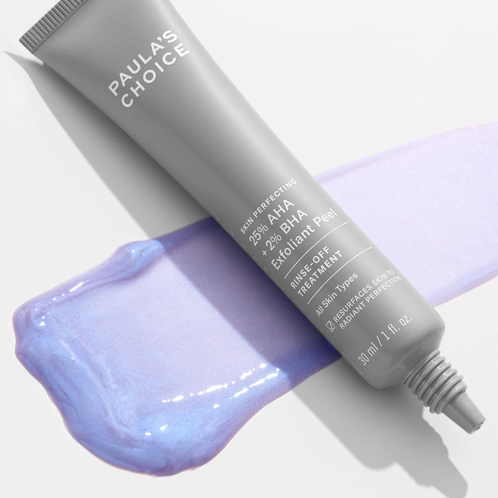 Buy now Paula's Choice Skin Perfecting 25% AHA + 2% BHA Face Exfoliant Peel, Facial Exfoliant Peel Rinse Off Treatment, All Skin Types, Fragrance-Free, 1 Oz at indiglob india