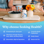 Seeking Health Vitamin D3 + K2 - Immune System & Bone Health Support with Vitamin D3 (Cholecalciferol) & Vitamin K2 (Menaquinone-7) - Vegetarian Vitamin D & K Supplement - 60 Capsules