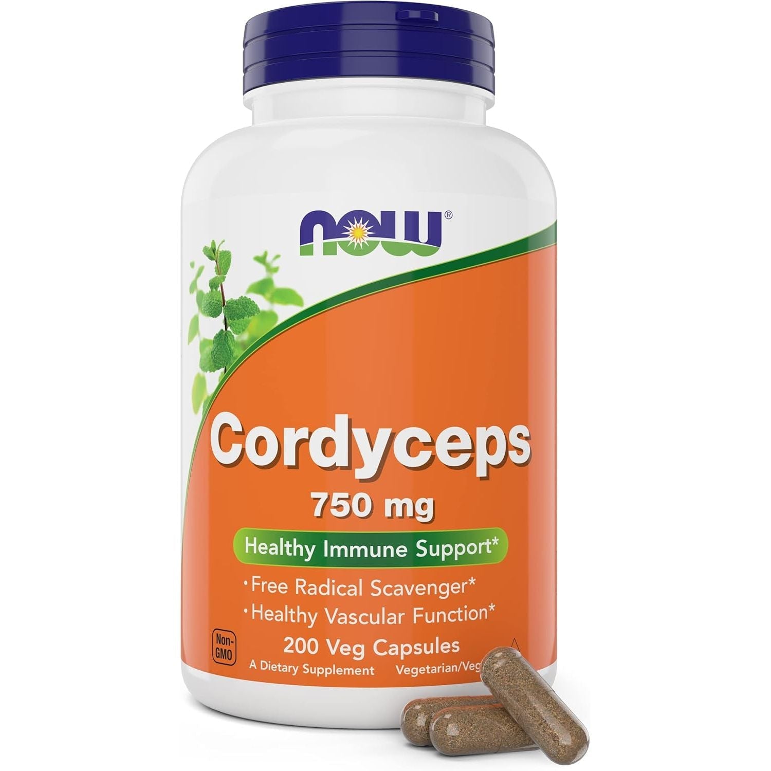 Buy now NOW Foods Supplements, Cordyceps (Cordyceps sinensis)750 mg, Healthy Immune Support*, 90 Veg Capsules 200 Count (Pack of 1) at indiglob india