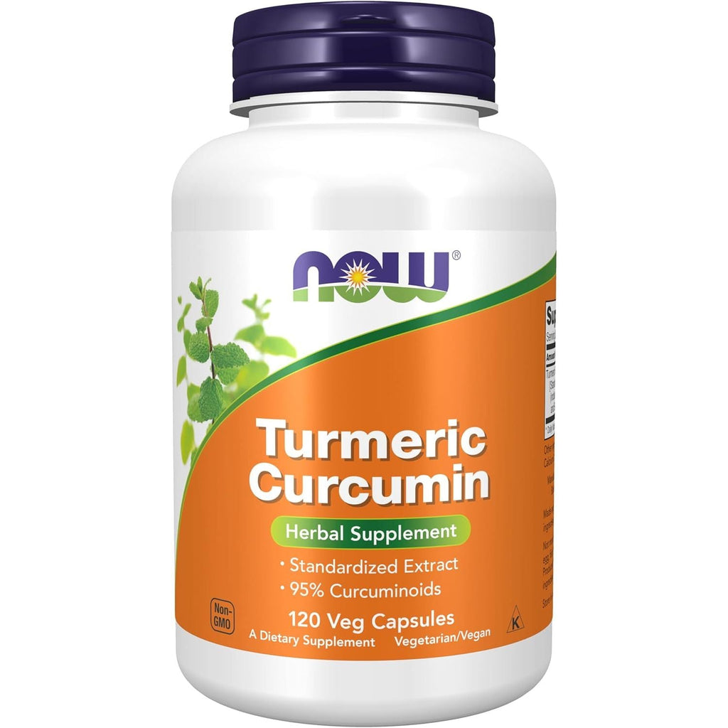 Buy now NOW Foods Supplements, Turmeric Curcumin, Derived from Turmeric Root Extract, Herbal Supplement, 120 Veg Capsules 120 Count (Pack of 1) at indiglob india