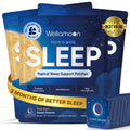 Wellamoon Original Sleep Patches for Adults Extra Strength | Sleep Patch with Melatonin & Valerian | Skin-Friendly & Cruelty-Free | Long-Lasting Night Comfort for Men & Women | Pack of 3 x 28 Patches