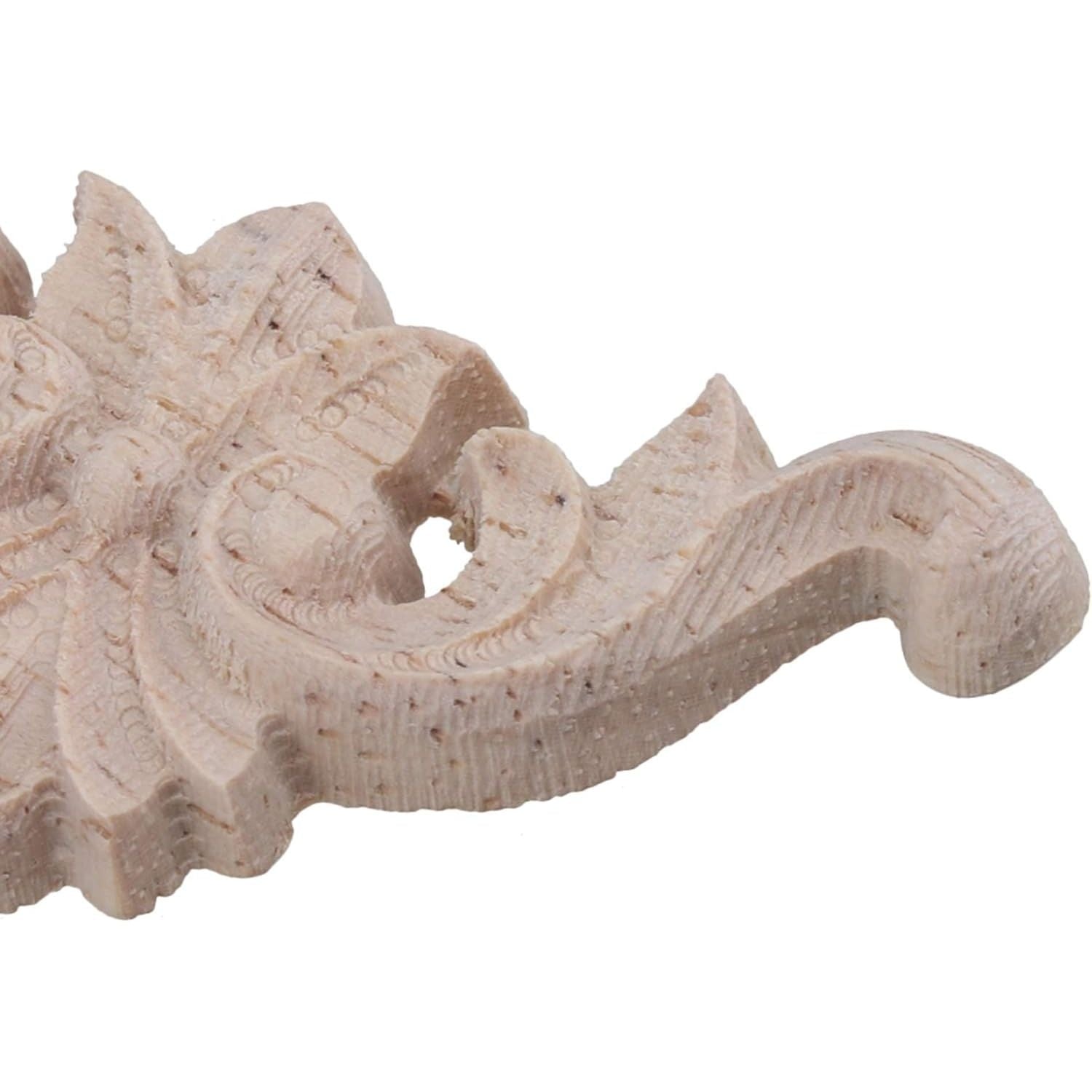 Buy now Mxfans Type C-15 Wood Carved Decal Corner Onlay Applique Flower 40x40mm Pack of 20 at indiglob india