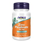 Now Foods Supplements, Zinc Picolinate 50 mg, Supports Enzyme Functions*, Immune Support*, 30 Veg Capsules