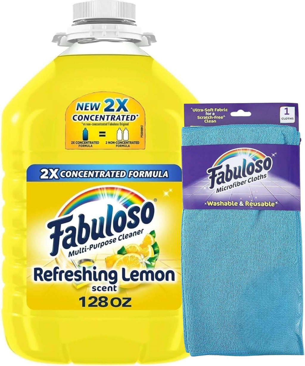 Fabuloso Lemon All Purpose Cleaner, Floor Cleaner Makes 64 Gallons