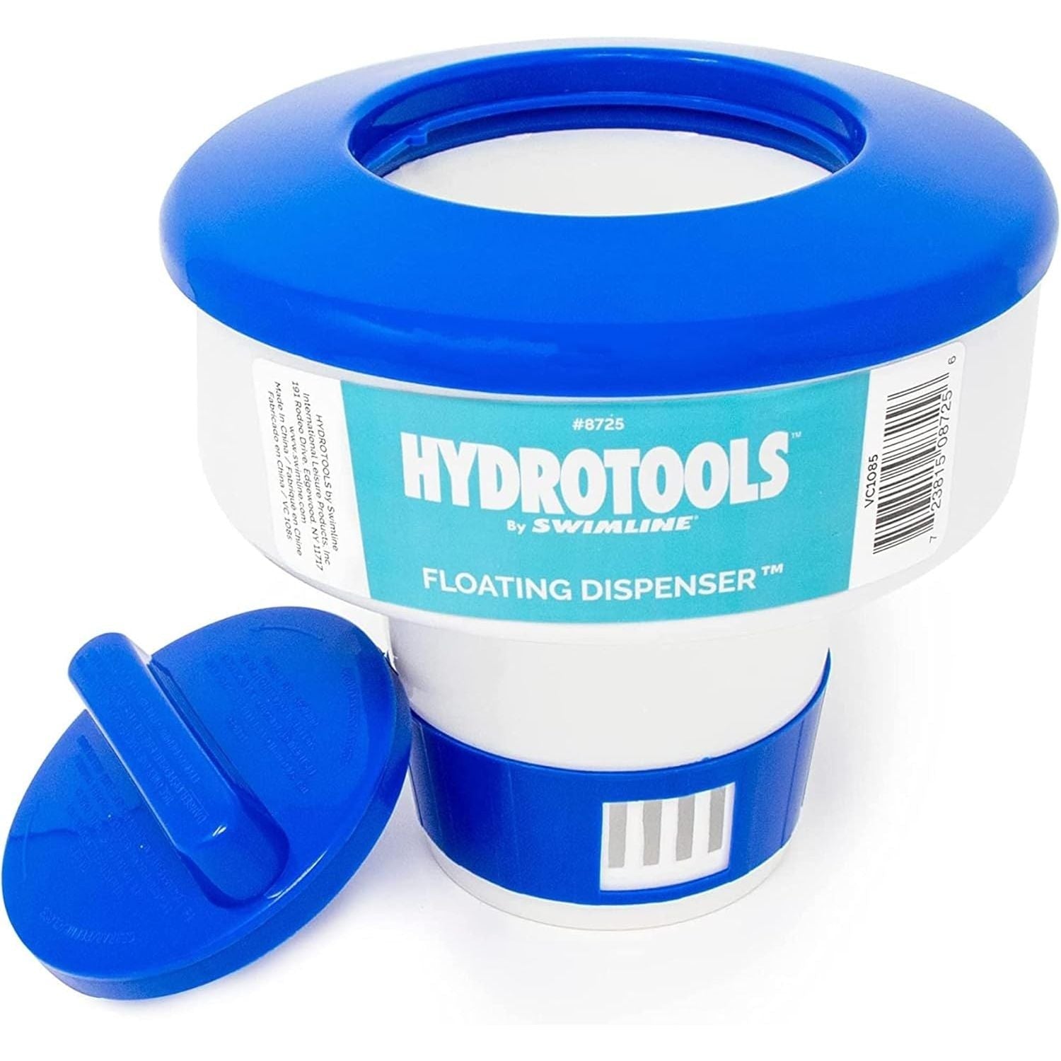 Buy now HYDROTOOLS BY SWIMLINE 8715 Mini Chemical Dispenser For Spas and Personal Pools| Compatible With Bromine & Chlorine Supports 1’’ Tablets | Adjustable Control Ring For Customizable Flow Rate Classic at indiglob india