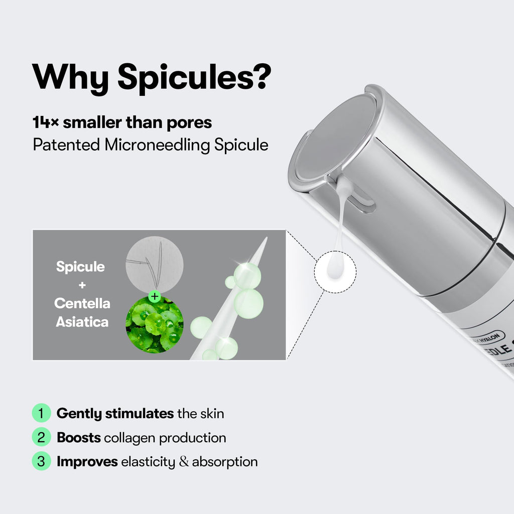 VT COSMETICS CICA Reedle Shot 100 Microneedling Serum | Spicule, Pore Care & Exfoliation, Exosome, Centella Asiatica for Glass Skin, Skin Texture
