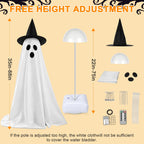2Pcs Halloween Decorations Outdoor, Ghost Halloween Party Decoration Indoor