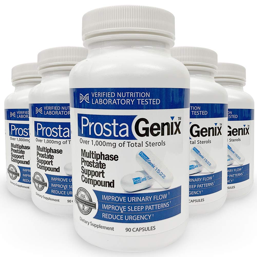 ProstaGenix Multiphase Prostate Supplement Capsule - 3 Bottles - Over 1 Million Sold - End Nighttime Bathroom Trips, Urgency, Frequent Urination.