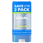 Gillette Antiperspirant and Deodorant for Men, 72hr Sweat & Odor Protection, Long Lasting Freshness, Anti-White Mark Technology, Clear Gel, Arctic Ice Scent, 3.8 oz (Pack of 2)