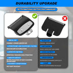 2 Pack Replacement for Wahl Clipper Guards Set Compatible with wahl 1/2 clipper guards,Metal Guide Comb Attachment 1/16" (1.5 mm), for Barbers and Stylists,Black ﻿