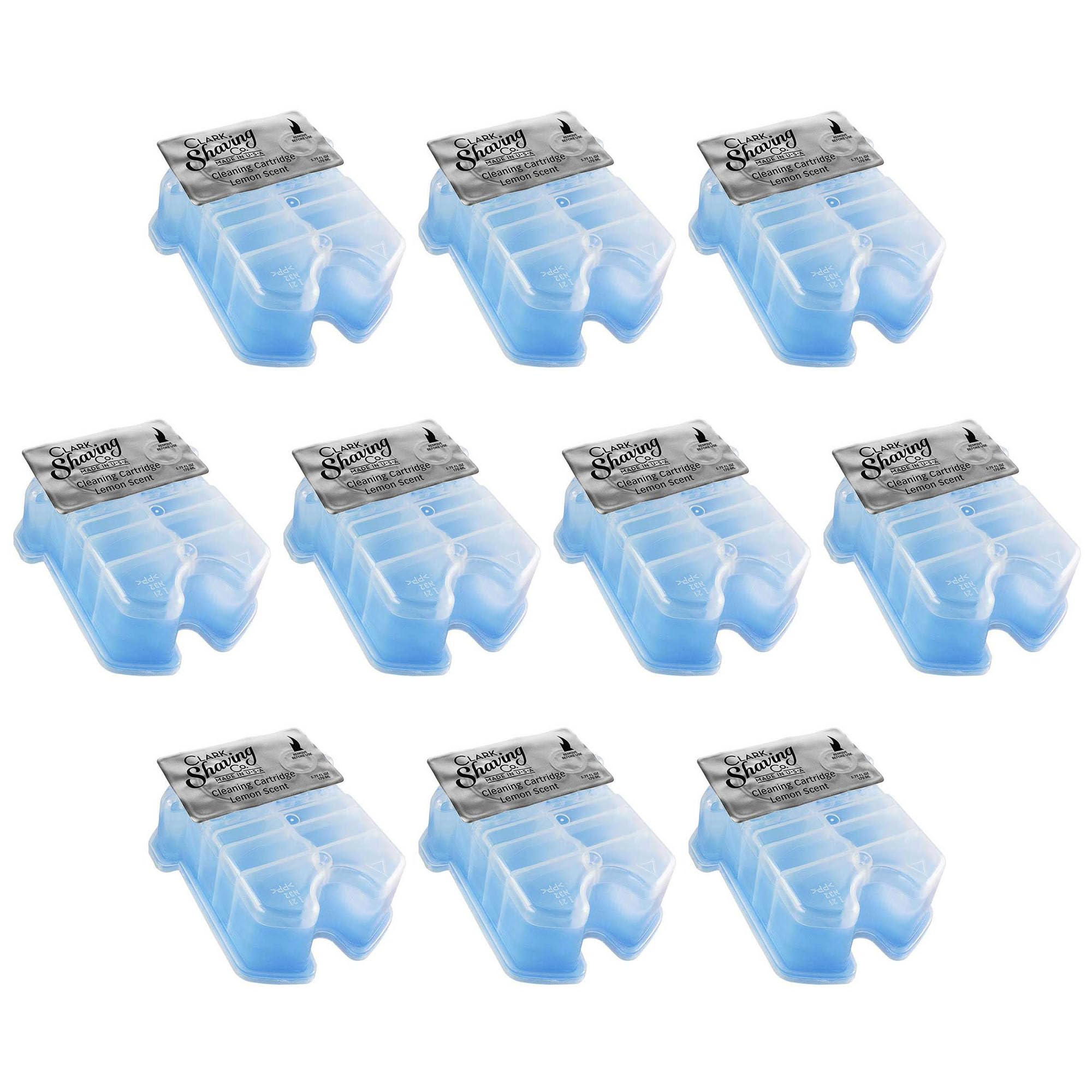 Clark Shaving Co. Refill Cartridges for Braun Clean & Renew CCR (4-Pack) | Compatible with Braun Clean & Renew shaver cleaning systems.