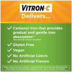 Vitron-C High Potency Iron Supplement, 60ct and Mag-Ox 400 Magnesium Mineral Supplement 60ct