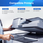 WEAREC Compatible Toner Cartridge Replacement for Brother TN760 TN-760 TN730 with HL-L2350DW HL-L2370DW MFC-L2750DW DCP-L2550DW Printer (Black 4 Pack)