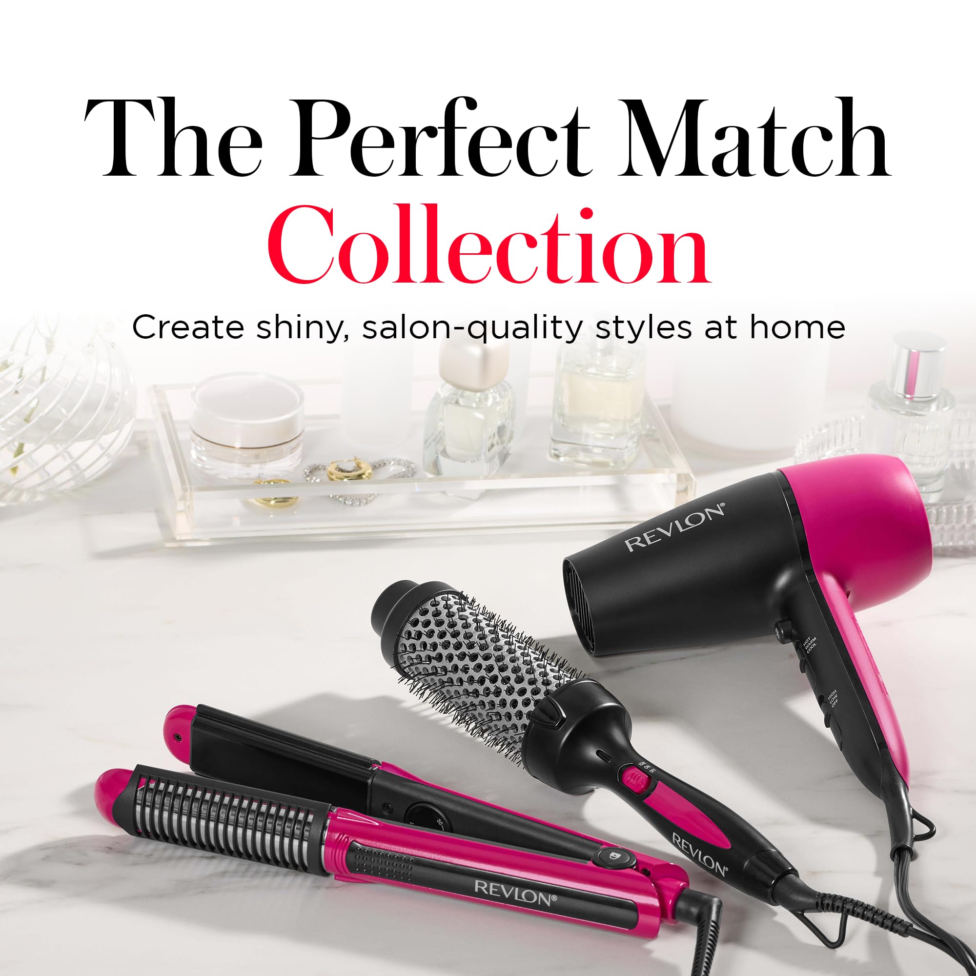 Buy now REVLON Perfect Match Flat Iron - 2-in-1 Hair Straightener and Curling Iron, Triple Oil-Infused Helps Reduce Heat Damage & Restore Hair's Natural Moisture & Shine at indiglob india