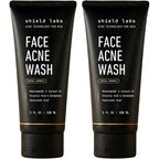 Shield Face Acne Wash for Men and Boys, Curoxyl-42 Face Wash to Clear, Treat, and Prevent Acne, Gentle formula with Niacinamide, Hyaluronic Acid, and Ceramides, Unscented, 5.1 oz, Pack of 1