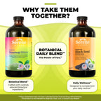 Serene Herbs Soursop Bitters Liquid & Black Seed Bundle – Organic Herbal Guanabana for Digestive Support – Vegan, Non-GMO – 32 oz (16 oz Each), (2 Pack)