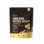 Himalayan Shilajit Gummies with Ashwagandha & Gokshura | 85+ Trace Minerals & Fulvic Acid | Organic, Non-GMO Micronutrient Supplement for Men & Women | 100% Pure & Natural(4kMG /1 Bag)