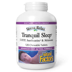 Natural Factors, Stress-Relax Tranquil Sleep Chewable, Supports the Full Sleep Cycle, 120 Count (Pack of 1)
